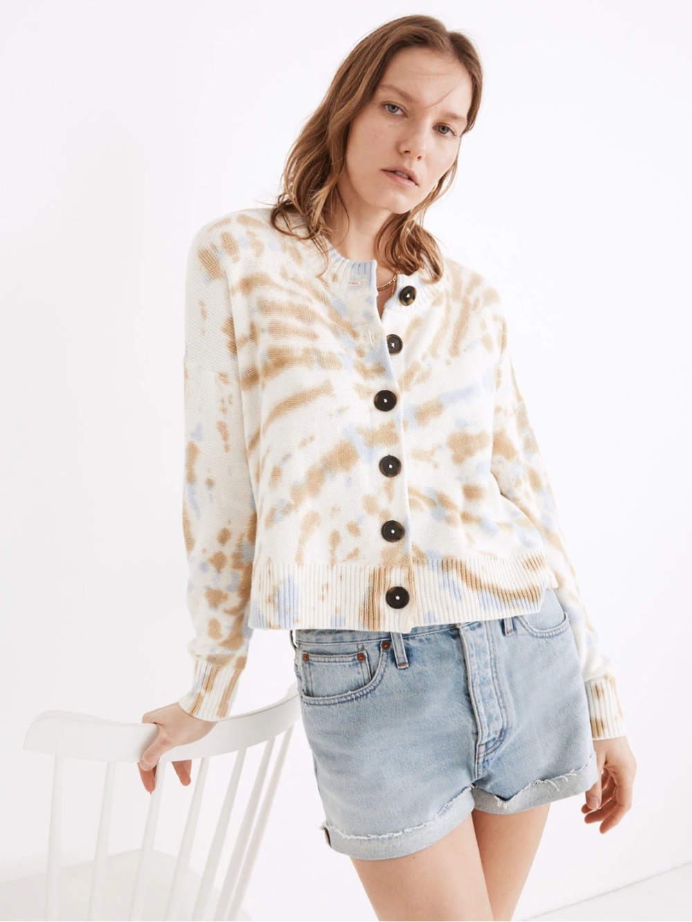 Madewell // Tie-Dye Broadway Cardigan Sweater